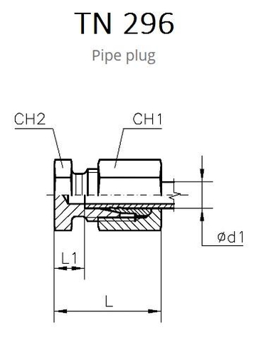 TN296 Трубная заглушка